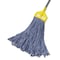 Rubbermaid Commercial 1 in Cut-End Wet Mop, Blue, Cotton/Synthetic, PK12, FGF51800BL00 FGF51800BL00 - alternate 2